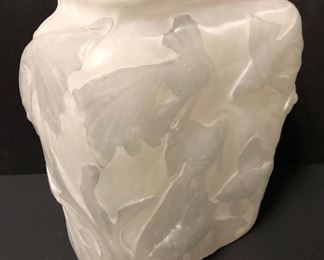Phoenix Art Glass Vase with Angel Fish