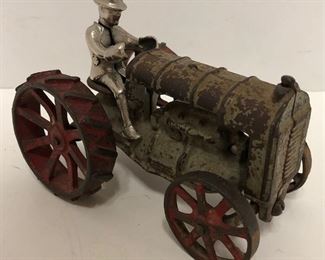 Cast Iron Toy Tractor