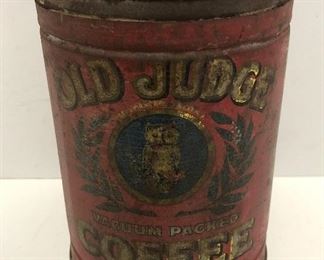 Old Judge Coffee Advertising Tin, St. Louis