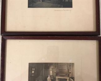 Signed Wallace Nutting Interior Prints