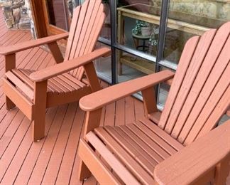 Outdoor Wood Lounge Chairs