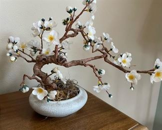 Artificial Flowering Bonsai Tree