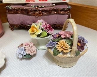 Porcelain Flower Decor