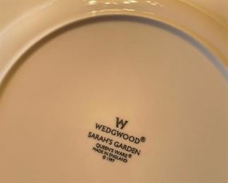 Wedgewood Sarah's Garden China Plates