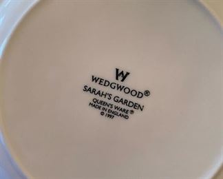 Wedgewood Sarah's Garden China Plates