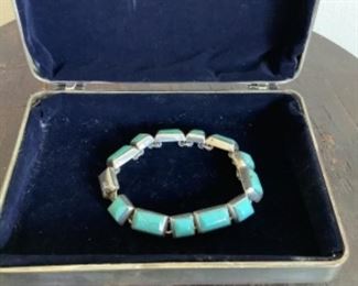 Genuine Turquoise & Sterling Silver 