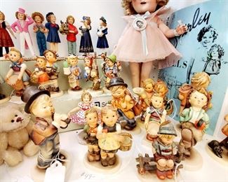 Shirley Temple Dolls , Goebel Hummel Collection, Shirley Temple Figurines 