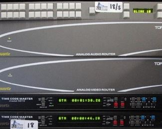 LOT OF 5 EVERTZ INCLUDING CP-2402E, QT-3232-AA, QT-3232N, 5010