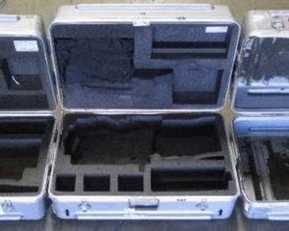 LOT OF 3 ROLLING TRAVEL CASES INCLUDING SHOK STOP (13X21X32)