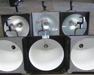 LOT OF 6 ALTMAN LIGHTING 14" FOCUSING SCOOP