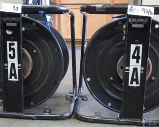 LOT OF 2 METAL WIRE SPOOLS