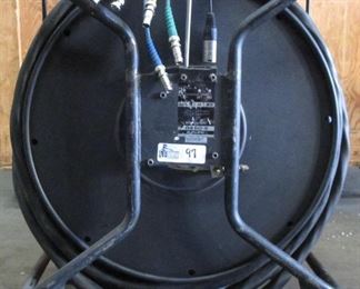 METAL WIRE SPOOL WITH CABLE, CANARRE