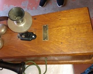 Vintage wall telephone 
