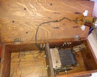 Inside of wall phone 