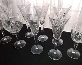 Waterford stemware and other fine crystal 