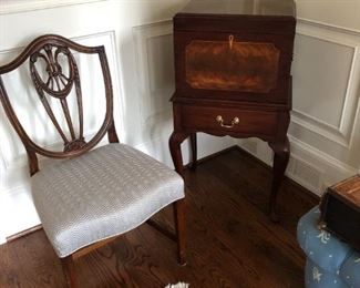 Henkel Harris silver chest on stand 