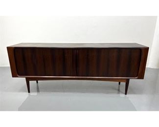 Lot 1 BERNHARD PEDERSEN Sons Rosewood Credenza. Danish Mode