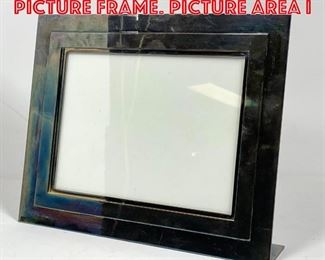Lot 9 HERMES Paris Silver plate picture frame. Picture area i