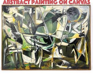 Lot 29 DOLIA LORIAN Early abstract Painting on Canvas