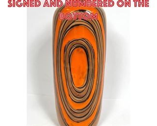 Lot 48 Large Bitossi Vase signed and numbered on the bottom