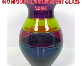 Lot 52 MICHAEL TRIMPOL, MONIQUE LaJEUNESSE Art Glass Vase.