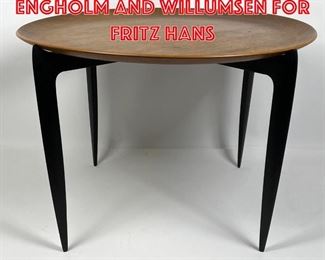 Lot 106 Folding tray table Engholm and Willumsen for Fritz Hans