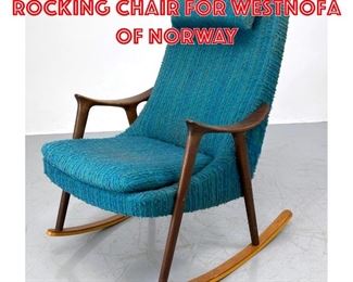 Lot 107 Ingmar Relling Rocking Chair for Westnofa of Norway