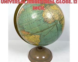 Lot 238 Vintage CRAMS Universal Terrestrial Globe. 12 inch. 