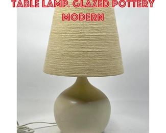 Lot 262 GUNNAR LOTTE BOSTLUND Table Lamp. Glazed Pottery Modern