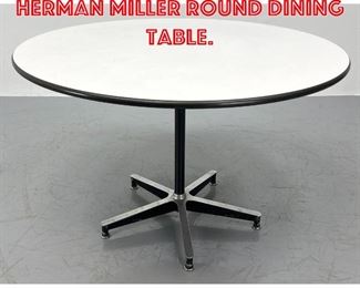 Lot 267 CHARLES EAMES for HERMAN MILLER Round Dining Table. 