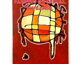 Lot 286 NICKY KRIARA 04 Painting on Canvas. Unframed. 