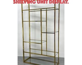 Lot 321 DIA Style Etagere Shelving Unit Display. 