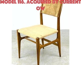 Lot 342 GIO PONTI Side Chair. Model 116. Acquired by current ow