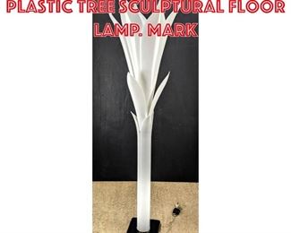 Lot 455 ROUGIER Molded Plastic Tree Sculptural Floor Lamp. Mark