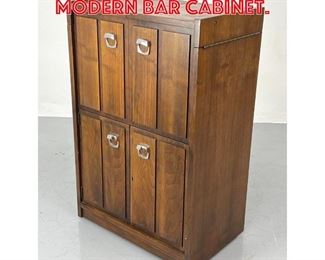 Lot 456 LANE Mid Century Modern Bar Cabinet. 