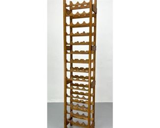 Lot 500 Tall Oak Wine Rack