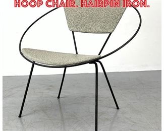Lot 505 Mid Century Modern Hoop Chair. Hairpin iron. 