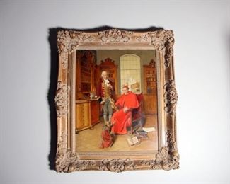 Exceptional Franz Wolf Oil on Board