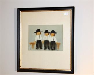 Watercolor Signed Roger (Roger Haas of Tipp City)