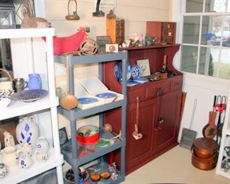 Primitive Style Cabinet, Spice Rack