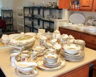 66 pcs. Johnson Bros. Friendly Village China