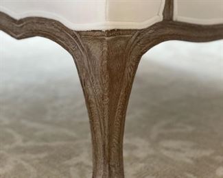 Pair of Restoration Hardware wing back chairs with down cushions upholstered in performance white velvet. Each measures 34” W x 32” D x 40.5” H. Photo 4 of 4.