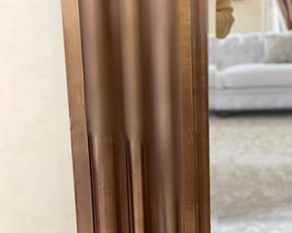 Restoration Hardware 19th Century Empire Leaner Mirror in Antiqued Brass finish. Measures 8’H x 4’ W. Photo 3 of 3.