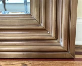 Restoration Hardware 19th Century Empire Leaner Mirror in Antiqued Brass finish. Measures 8’H x 4’ W. Photo 2 of 3.