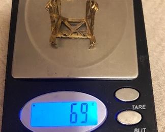 18K Gold Ring Setting 