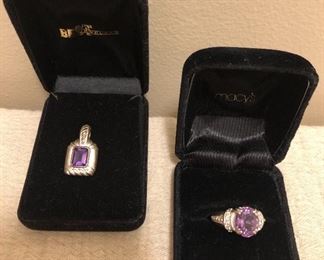 Judith Ripka Amethyst Sterling 