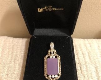 Judith Ripka Sterling Lavender Jade 