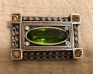 Joan Rivers Rhinestone Brooch