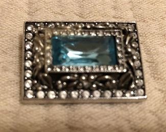 Joan Rivers Rhinestone Brooch