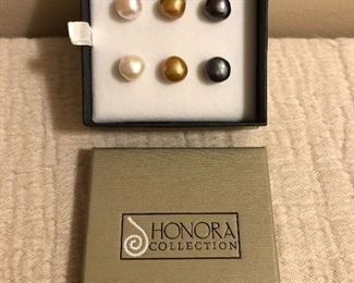 Sterling Silver Honora Pearls 